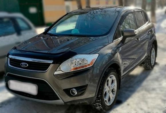 Дефлектор капота (мухобойка) Ford Kuga 2008-2012 (Форд Куга) SIM